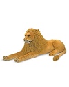 This King of the Jungle can rule over any environment! Beautifully detailed and lifelike, the king sized, stuffed lion is carefully constructed to be the mane feature in your home for many years.