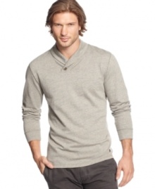 Sophisticated and attractive shawl sweater by BOSS Orange.