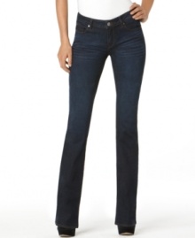 Buffalo Jeans' Gisele bootcut is the pair that should be in every closet: wildly flattering, a dark blue wash and just the right amount of flare!