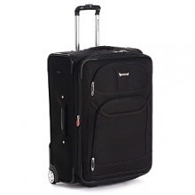 Durable and lightweight, this luggage sets the stage for modern, convenient travel. Includes trolley and plenty of pockets.