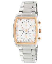 A sophisticated design brings incomparable style with this timepiece by Kenneth Cole New York.