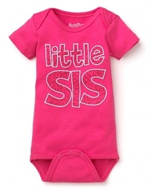 Big sis is sure to love this Sara Kety bodysuit, too!