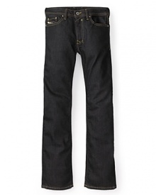 Diesel denim in a dark wash is a perfect choice for your little one.