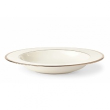 Kate Spade Sonora Knot is a clean & classic dinnerware collection in Bone china with gold and platinum bands. Featuring lustrous gold, platinum and black rim accents. Dishwasher safe.