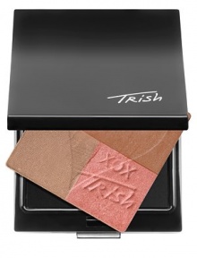 This customizable face color trio marries Bronzers Golden and Golden Tan with Blush Natural for your perfectly brightened complexion and lit-from-within look. Compact sold separately. Made in Italy.