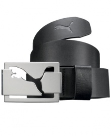 Shine up your everyday style with this belt from Puma.