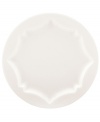 Lenox combines the versatility of whiteware with unique baroque shaping in the Regency Silhouette party plate, featuring glossy white porcelain for every day, any occasion.