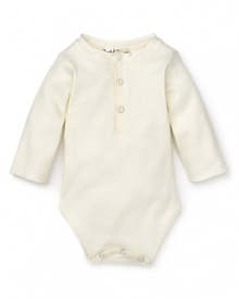 Crafted in super soft cotton, this beautfully crafted bodysuit is adorned with In Ze Pocket print at back pocket.