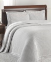 Utterly classic, a woven diamond design accents this Woven Jacquard sham for homespun comfort with a look of simple elegance. Embellished with an all-around fringe and comes in five colorways.