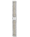 Michele Deco two-tone seven link bracelet strap gives your favorite timepiece a new look.