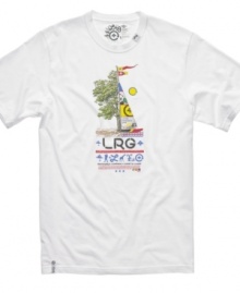 Make waves with your casual look wearing this t-shirt from LRG.