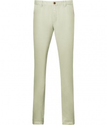 Achieve effortless style in these must-have pants from Closed - Button and zip closure, belt loops, off-seam pockets, back welt pockets with button, slim fit - Pair with a breezy button down, a V-neck cardigan, and trainers