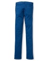 These go-to Aqua jeans boast a trend-right skinny silhouette with the kick of a cool blue hue.