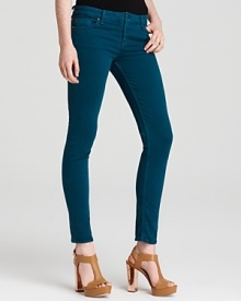 Updated in the season's new must-have hue, these sleek skinnies are an essential addition to your denim wardrobe.