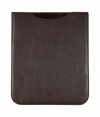 Polished to perfection, Mulberrys iPad sleeve couples elegance with ease - Supple yet ultra-durable, gently pebbled natural chocolate leather will soften over time - Slim, streamlined design features stitch trim and embossed Mulberry  Tree detail - Case protects against dust, moisture and scratches - Fits all iPad models  - Great for everyday and on the go, also makes a superb gift