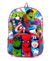 Schoolyard style. He can show off his favorite comic book heroes with this Marvel backpack.