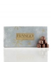 Savor the taste of rich, dark cocoa in this decadent holiday-wrapped box from Frango. With 62% dark cocoa, these morsels are a tiny bit sweet and melt-in-your-mouth delightful.