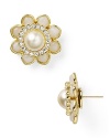 Be a flower girl on your big day. Something new and sparkly, kate spade new york's zinnia-inspired stud earrings vow to wow.