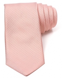 Whether you're out to dinner or crunching numbers at work, the faded hue of this premium silk tie lends fresh sophistication to your fine dress shirting.