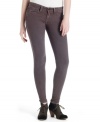 A smoky wash makes these super-comfy, five-pocket jeggings from Levi's the perfect pick for downtown, city-girl style!