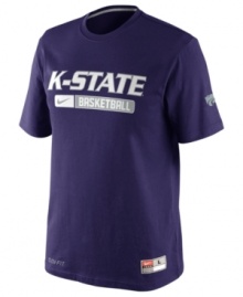 Be a part of the wave-help keep team spirit up with this Kansas State Wildcats NCAA basketball t-shirt from Nike.