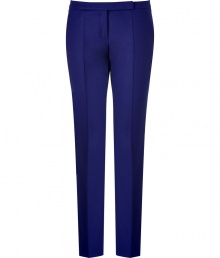 Bring some sophistication to your workweek look with these chic tailored pants from Hugo - Side and back slit pockets, hidden hook closure - Slim fit, ankle length - Pair with a sleek button-down, matching blazer, and dress shoes for an office-to-evening ensemble