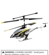 Dip, dive and soar with the advanced design of this Protocol Turbo Hawk helicopter, engineered for hours of indoor fun!