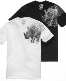 On this cool tee, Ecko Unltd shows off a lifelike logo for sweet graphic appeal.