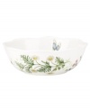 Fresh from the garden, this Butterfly Meadow Herbs bowl from Lenox features sturdy porcelain with flowering herbs and a delicately scalloped edge. Qualifies for Rebate