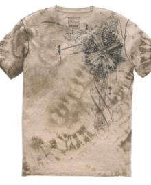 Neutral gets an upgrade and so will your wardrobe with this graphic tee from Retrofit.