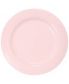 Celebrated chef and writer Sophie Conran introduces dinnerware designed for every step of the meal, from oven to table. A ribbed texture gives this pink Portmeirion dinner plate the charm of traditional hand-thrown pottery.