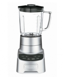 A rare combination of power and style, the Cuisinart PowerEdge blender features an ice-crushing Power6 Turbo-Edge blade that makes quick work of virtually any task, creating a full-coverage vortex that leaves no ingredient unblended. Three-year limited warranty. Model CBT-700.