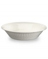 From Mikasa's collection of dinnerware and dishes, the neoclassical Italian Countryside pie dish brings the ease of sunny Italy to your informal entertaining. In creamy white glazed ironstone, it has a elegantly flared rim to showcase a flaky sweet or savory pie crust.