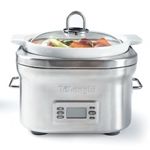 Add your ingredients and let Delonghi's programmable slow cooker do the rest. A simple 10-hour countdown timer allows you to leave for the day and arrive home to a delicious, healthy meal.