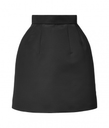 Perfect for pairing with slim-fitting tops, McQ Alexander McQueens black bell skirt cuts an exquisitely feminine figure - Hidden back zip, falls above the knee - Pair with silk tops and flats for work, or with festive blouses and sky-high pumps for cocktails