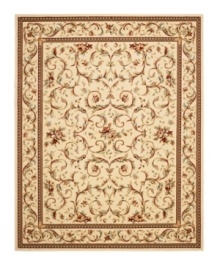 Capturing the intricacies of ancient Persian designs, the Lyndhurst area rug presents an updated version in full, gorgeous color. Made with the finest fibers in a supremely soft low pile for the modern home.