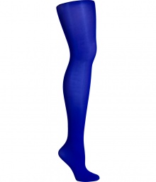 Soft and cozy with a semi-opaque finish, Fogals cobalt tights set an eye-catching foundation for countless looks - Semi-opaque, comfortable stretch waistband, cotton gusset, nude heel, reinforced toe - Perfect for accenting sleek neutral hues