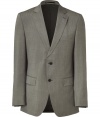 Classic style is effortlessly achieved with this sophisticated blazer from Baldessarini - Notched lapels, two-button closure, flap pockets, five-button cuffs, classic fit - Pair with matching pants, a sleek button down, and dress shoes