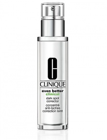 Evens skin tone with results equal to a leading prescription ingredient. Guaranteed. Dermatologist-developed to be safe, comfortable. Yet in clinical trials our serum was comparable to a leading prescription ingredient in visibly reducing dark spots at 4, 8 and 12 weeks, with a verified 58% improvement at 12 weeks. And all skin tones start seeing results at 4 weeks. Even traces of acne past seem improved. Use it twice a day. Never forget sunscreen. Guaranteed. 