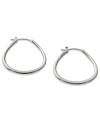 A classic hoop earring from Fossil molded into a chic teardrop shape. Crafted in polished stainless steel.