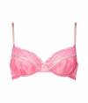 Lace-laden and ultra sweet, this bra from Elle MacPherson Intimates bring a sexy touch to any look - Underwire, three-quarter cups with lace overlay and bow, adjustable thin straps, back hook and eye closure - Perfect under virtually any outfit