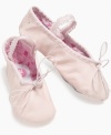 Finish off her ballerina beauty with these Disney Princess ballet slippers, a dainty danceable style.