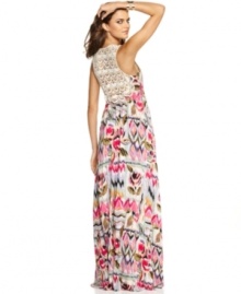 Create an elongating silhouette in this bohemian-cool Buffalo David Bitton dress. A flattering V-neckline and chic maxi length are perfect for summertime soirees!