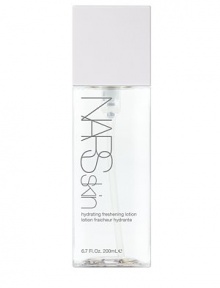 Refreshing and moisturizing, this multi-beneficial softening lotion instantly supports skin hydration and renewal. Essential moisture is imparted with Nars exclusive Active Phytoseed Complex. The addition of an exfoliating compound loosens and lifts dead skin cells and smoothes away dullness to reveal brighter, fresher skin. 6.7 oz. 