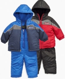 Let your little one experience his first snowfall in one of these cozy, cute snowsuits from iExtreme.