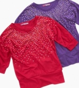 Glittering sequin top by Epic Threads.