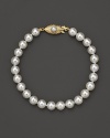 A simple strand of cultured pearls is essential classic design.