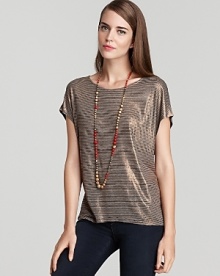 This Ella Moss metallic tee proves that even basics can be super glamorous.