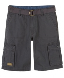 These ripstop shorts from Levi's will keep up with his active lifestyle while keeping him looking cool.