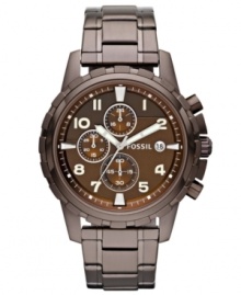 Fossil presents a timeless steel watch with a fashion-forward, monochromatic look.